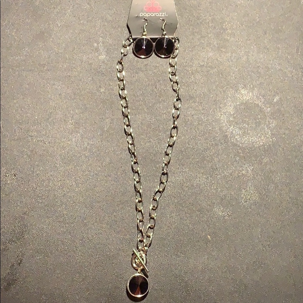 Necklace and earrings